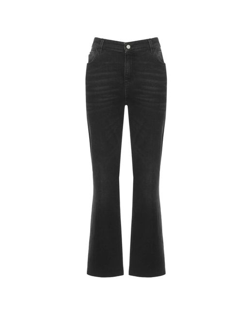 Marella Cropped Jeans in het Black