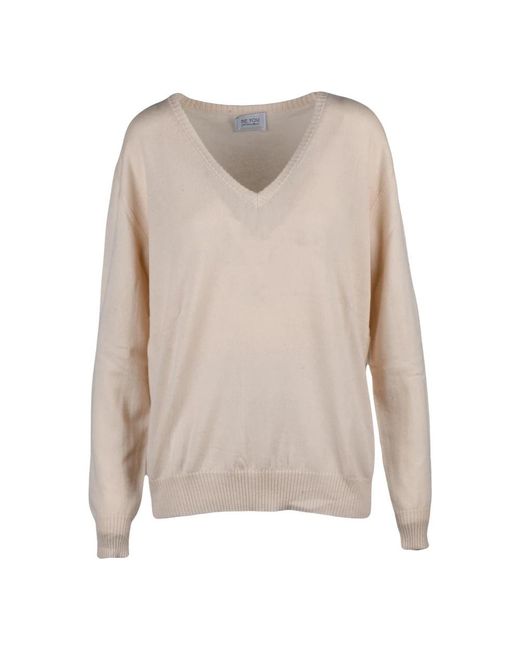 Be You Natural V-Neck Knitwear