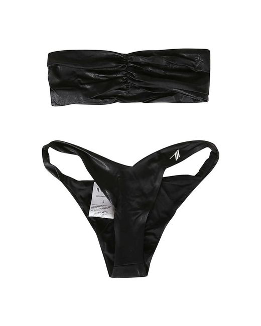 The Attico Black Stylisches bikini-set für den sommer