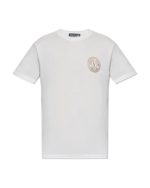 T-Shirts di Versace Jeans Couture in White da Uomo