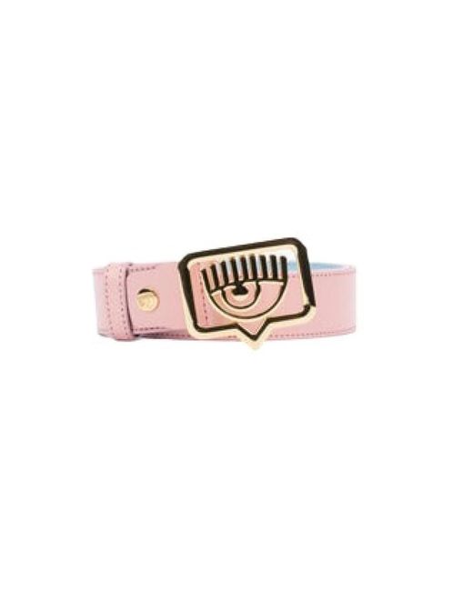 Chiara Ferragni Pink Belts
