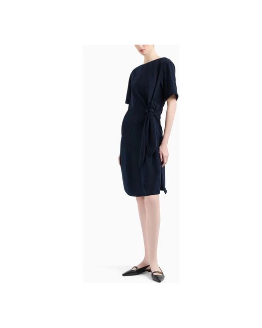 Short Dresses Emporio Armani de color Blue