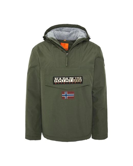 Napapijri Green Winter Jackets for men