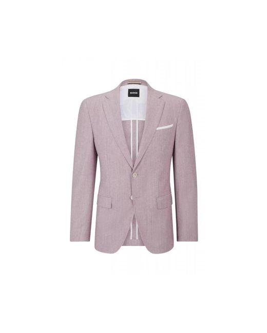 Boss Jassen ,Roze in het Purple voor heren