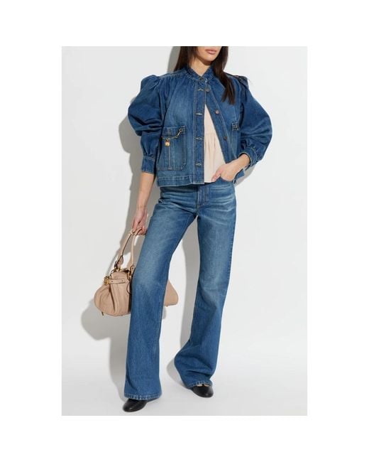 Chloé Blue Flared Jeans