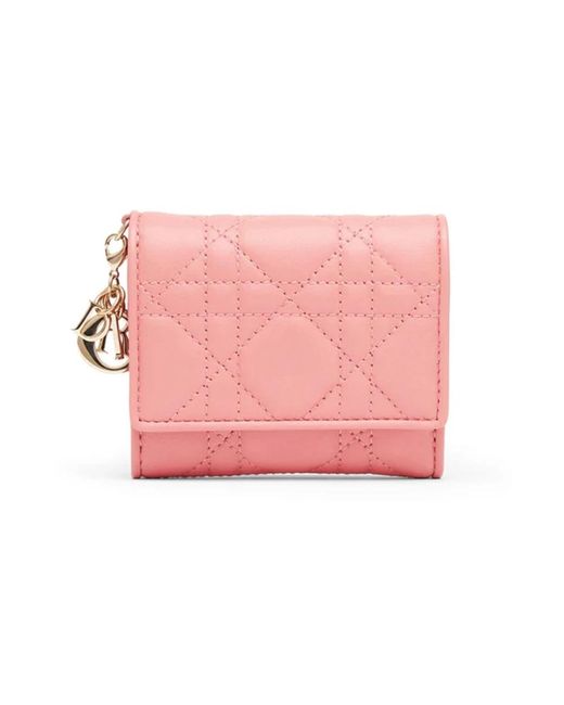 Portafoglio rosa elegante con charms di Dior in Pink da Uomo