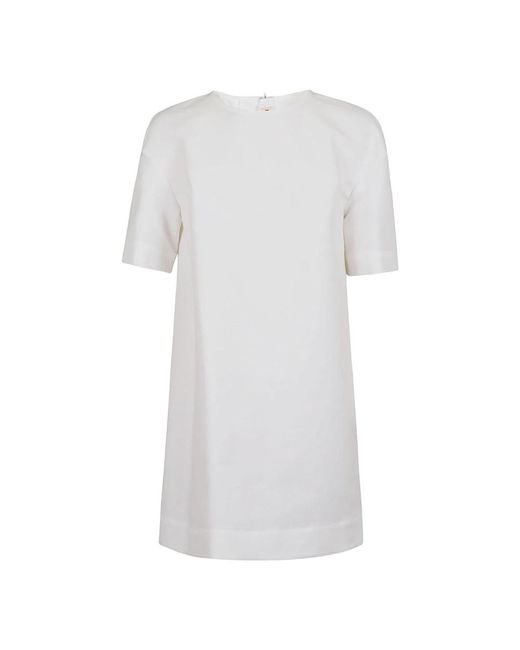 Marni White Short Dresses