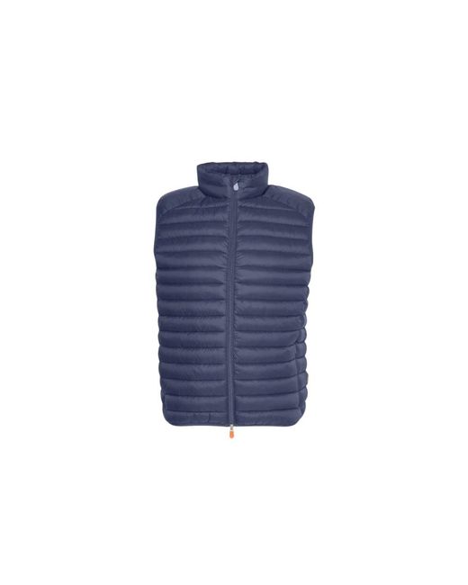 Save The Duck Blue Vests for men