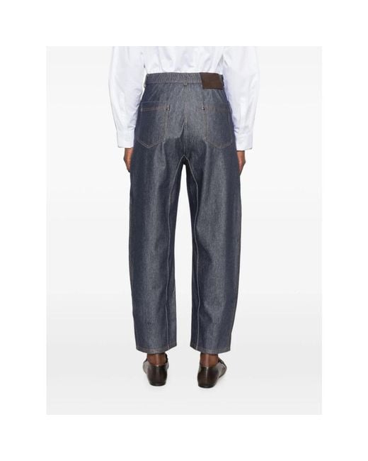 Max Mara Gray Wide Jeans