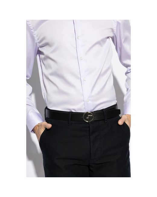 Giorgio Armani Black Belts for men