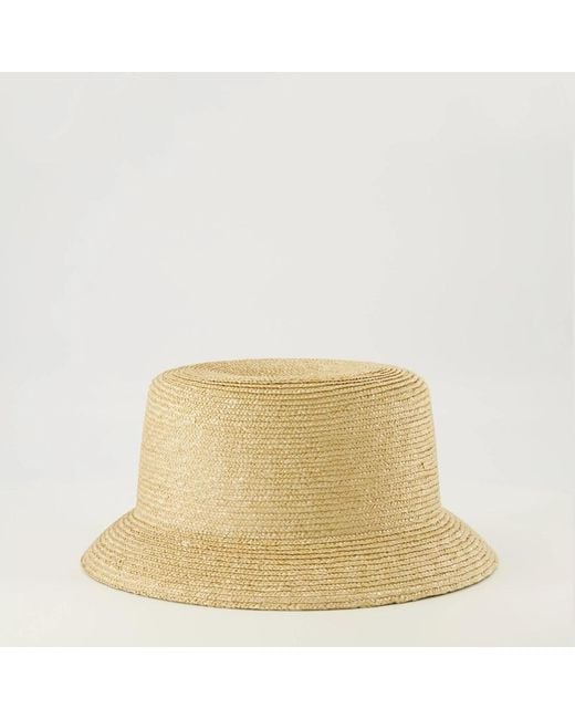 Saint Laurent Natural Hats for men