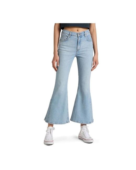 Lee Jeans Blue Flared Jeans