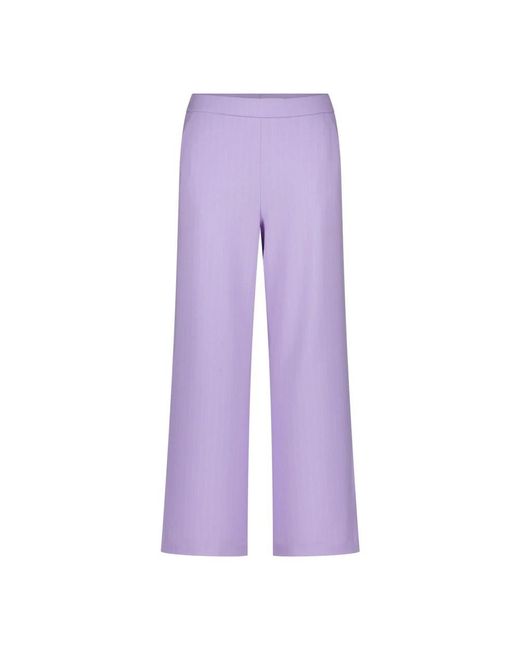 RAFFAELLO ROSSI Purple Wide Trousers