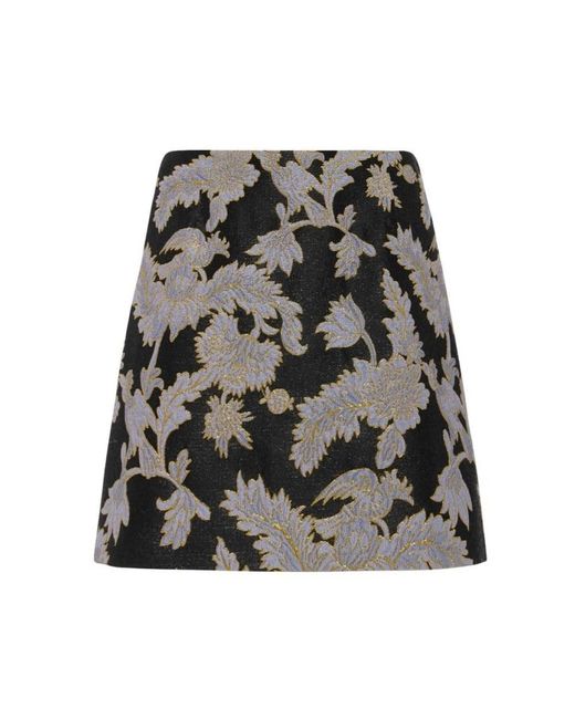 LaDoubleJ Rokken ,Zwart ,Baia Mini Rok in het Gray