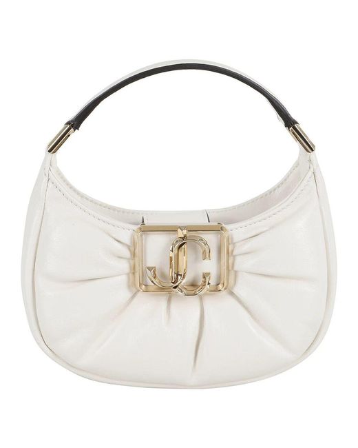 Jimmy Choo White Mini hobo tasche
