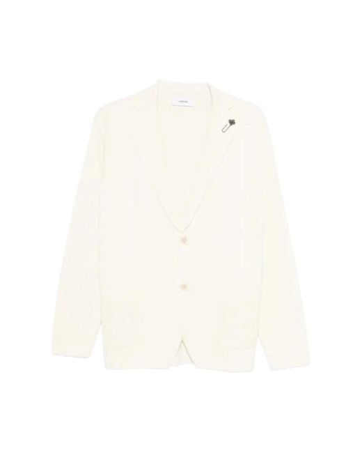 Lardini White Blazers for men