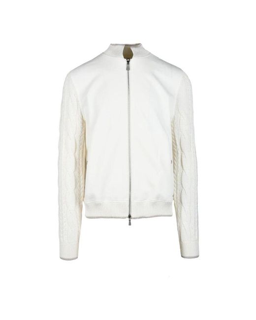 Eleventy White Cardigans for men
