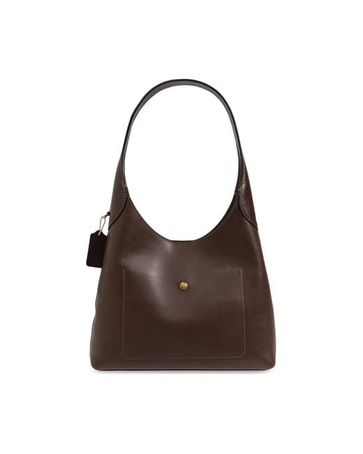 COACH Shoulder Bags in het Brown