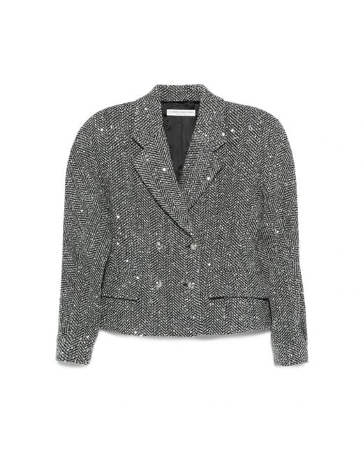 Alessandra Rich Gray Jackets
