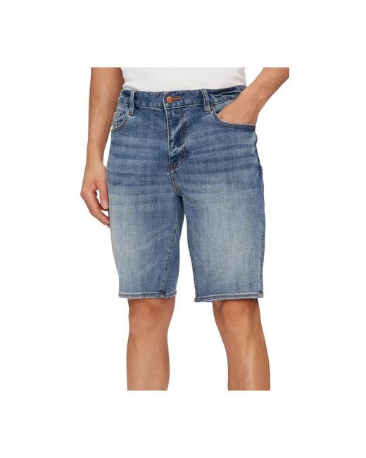 Armani jean shorts mens hot sale