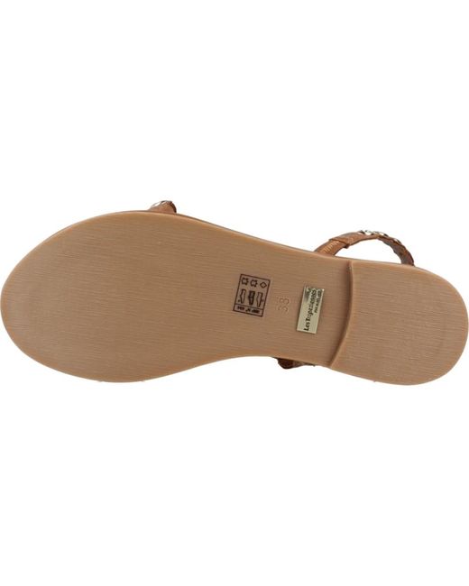 Les Tropeziennes Brown Stilvolle flache sandalen für frauen