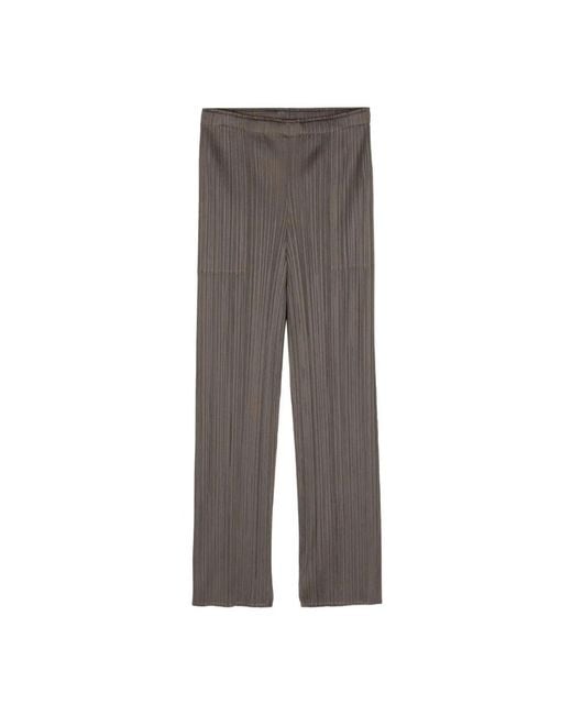Collezione pantaloni casual di Issey Miyake in Gray
