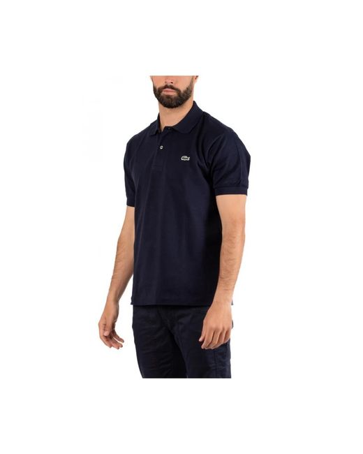 Lacoste Tops ,Blauw Polo Klassieke Stijl in het Blue voor heren