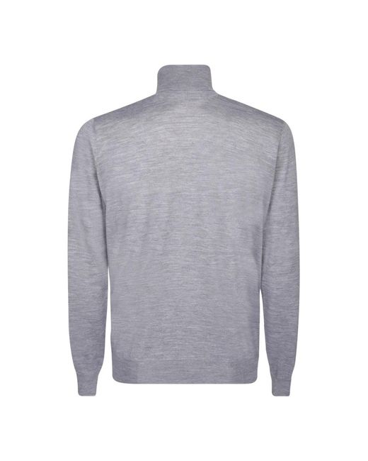 Dell'Oglio Gray Turtlenecks for men