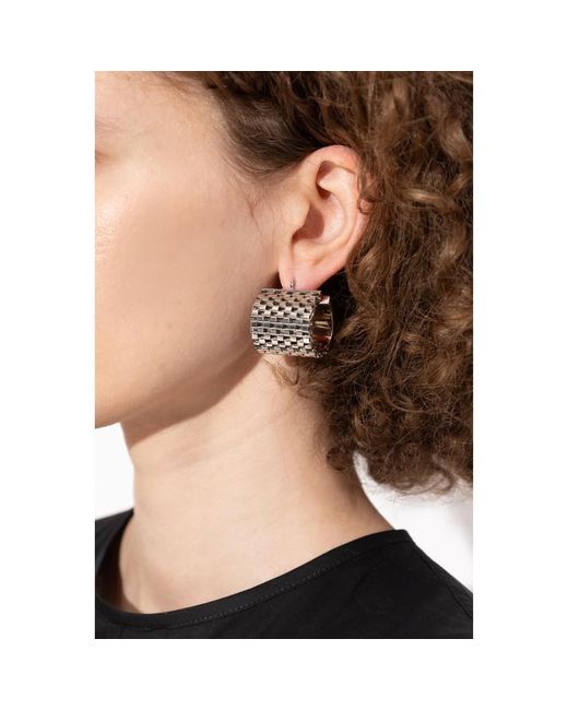 Earrings Jil Sander en coloris Metallic