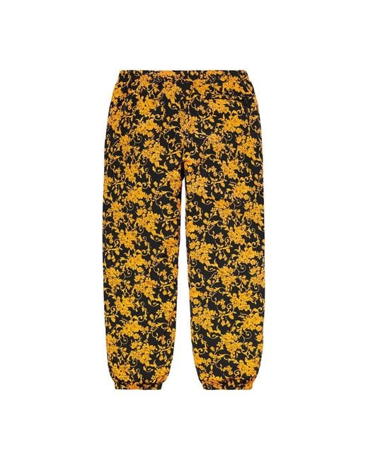 Supreme Yellow Sweatpants for men
