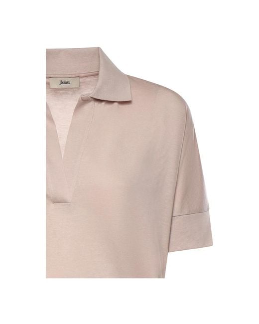 Herno Natural Polo Shirts
