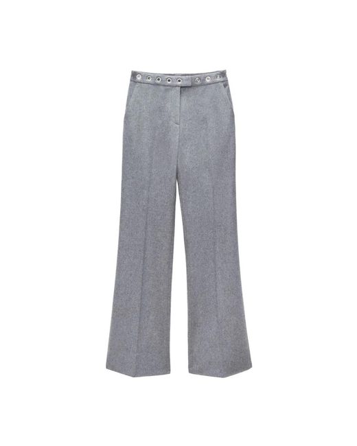 MSGM Wide Trousers in het Gray