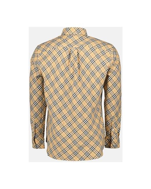 Casual Shirts di Burberry in Brown da Uomo