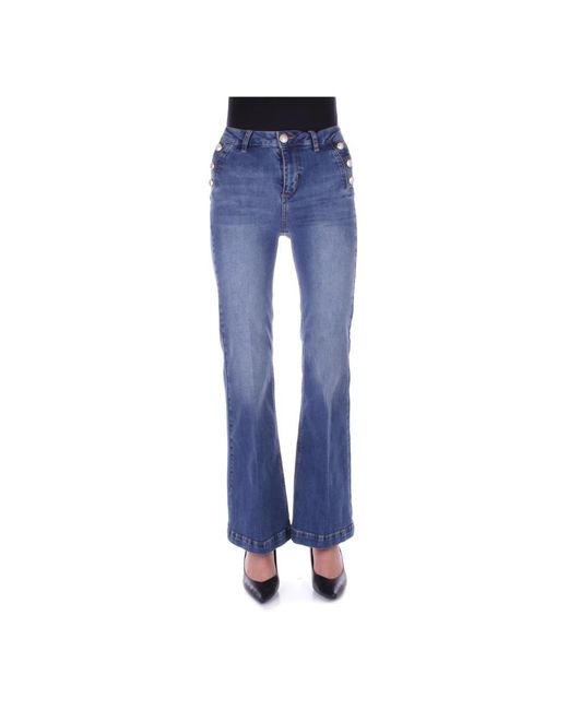 Liu Jo Blue Boot-Cut Jeans