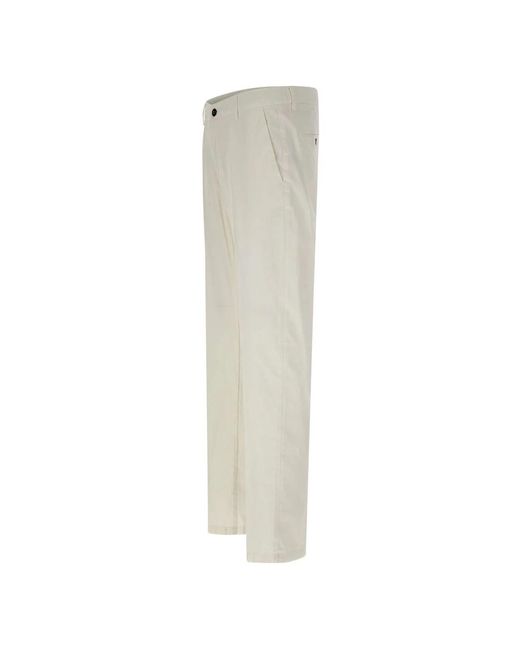 Eleventy Natural Slim-Fit Trousers for men