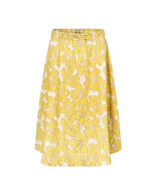 Lolly's Laundry Yellow Midi Skirts