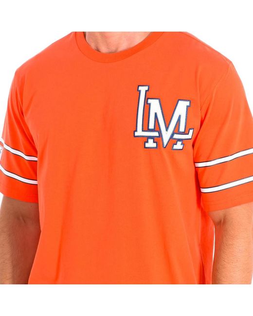 La Martina Kurzarm t-shirt in Orange für Herren