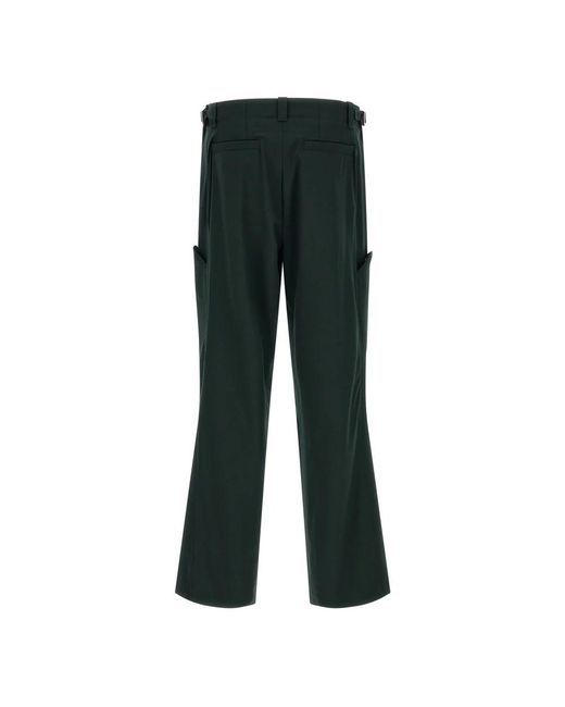 Kiko Kostadinov Green Wide Trousers for men