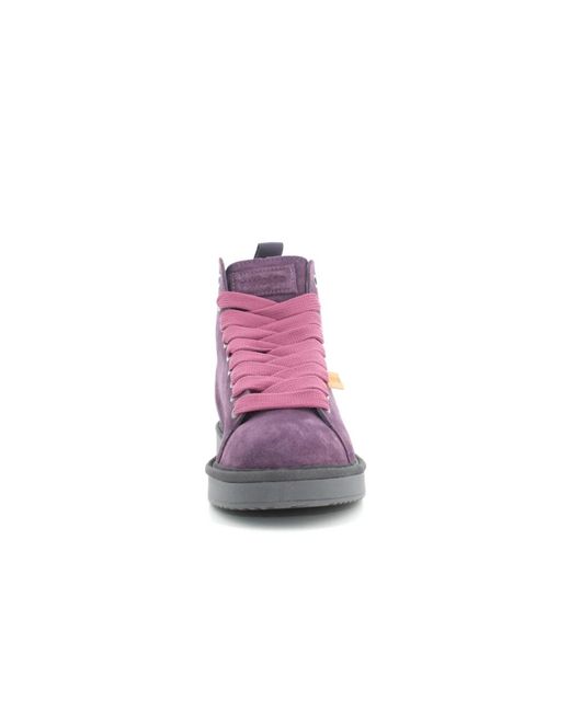 Shoes > boots > lace-up boots Pànchic en coloris Purple