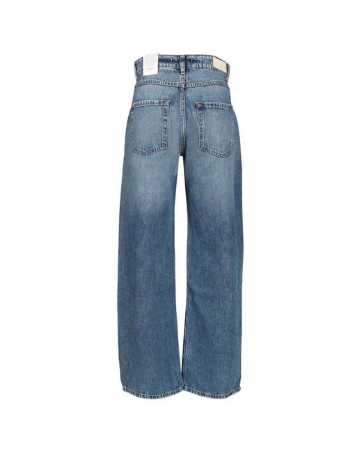 ICON DENIM Blue Wide Jeans