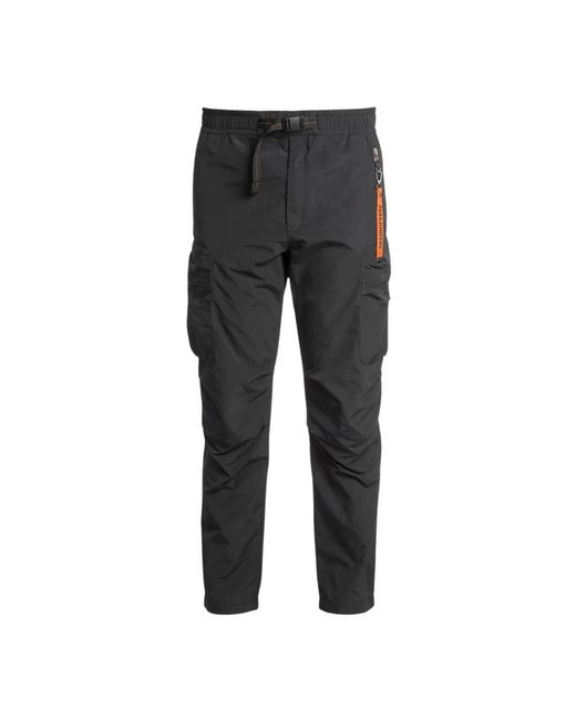 Parajumpers Gray Straight Trousers for men