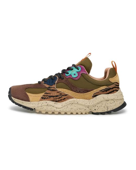 Flower Mountain Brown Sneakers