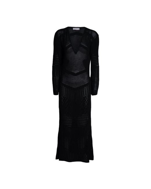 Akep Black Knitted Dresses