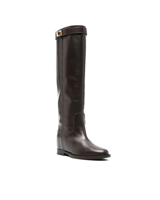Via Roma 15 Black High Boots
