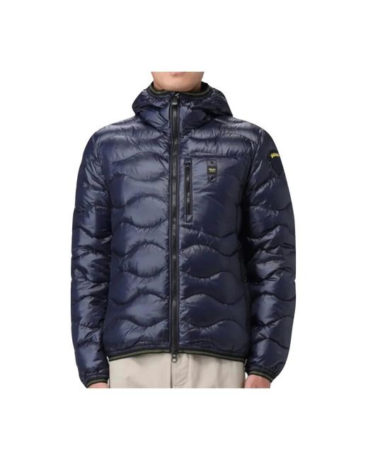Down Jackets di Blauer in Blue da Uomo