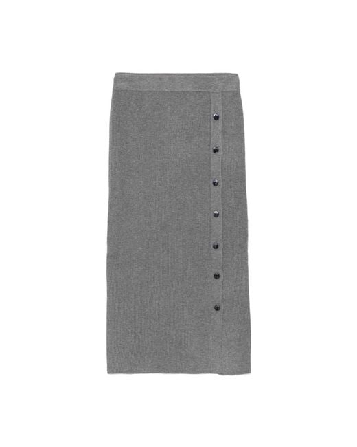 Liu Jo Midi Skirts in het Gray
