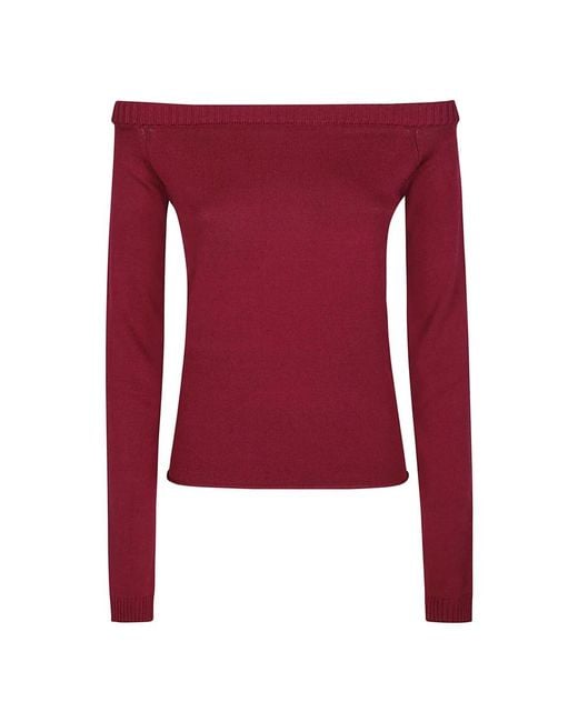 IRO Red Round-Neck Knitwear