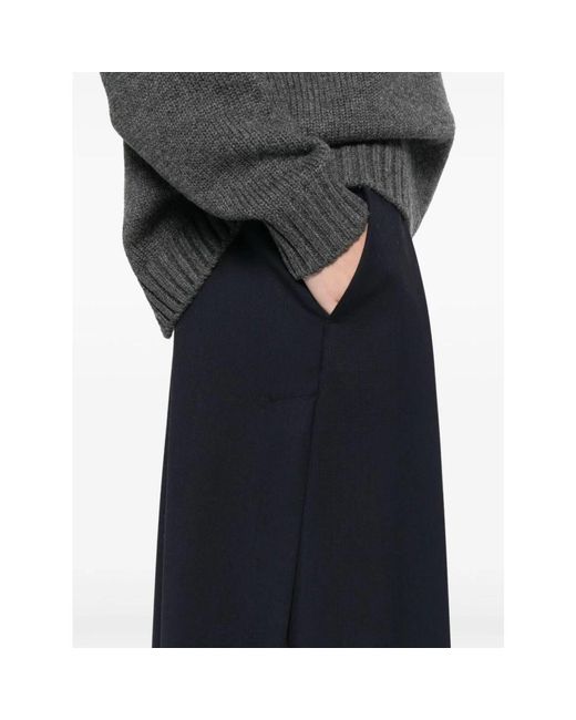 P.A.R.O.S.H. Black Midi Skirts