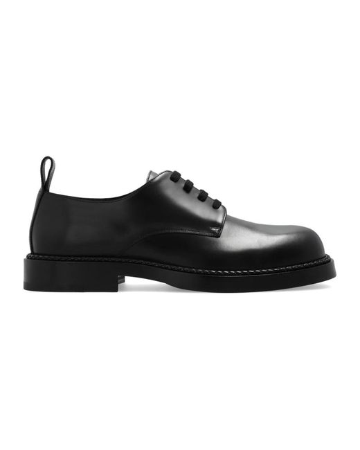 Bottega Veneta Black Laced Shoes for men