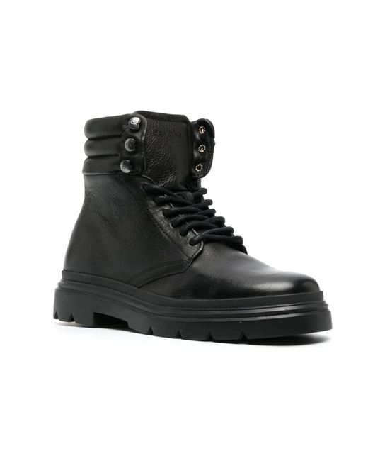 Calvin Klein Black Lace-Up Boots for men